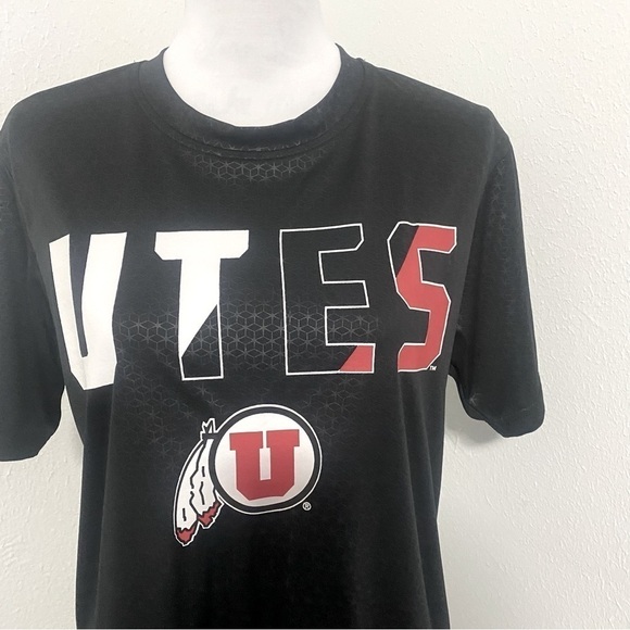 Russell Utah Utes Jersey Mens Black Size Medium (38/40) 100% Polyester - Picture 2 of 7